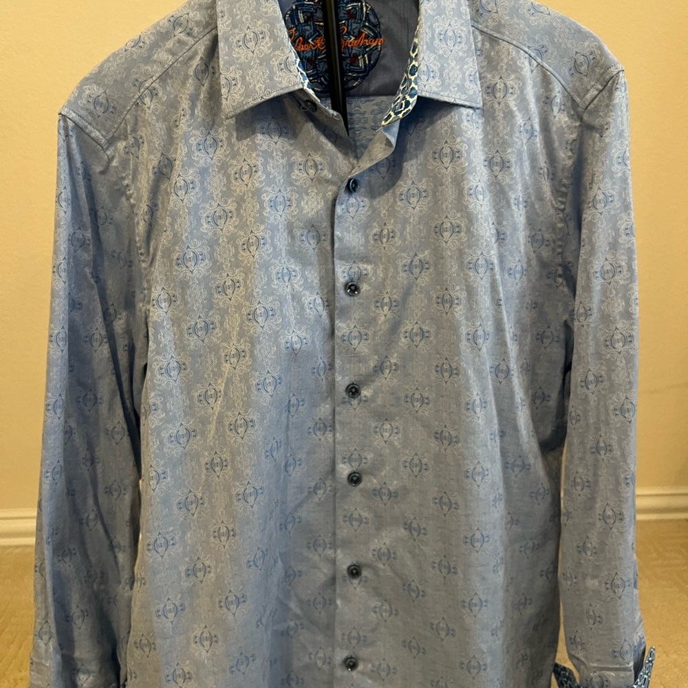 Robert Graham Light Blue Dress Shirt